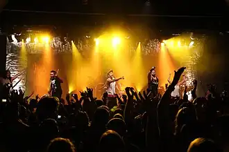 Delhi 2 Dublin performing in 2012