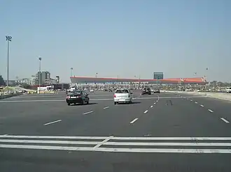 32-lane toll plaza at Delhi-Gurgaon Expressway in Gurgaon, India