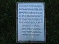 Information Board at the Memorial Site