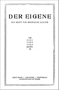Der Eigene, vol. 9 (1921-22-23), no. 3 - seven issues in this format