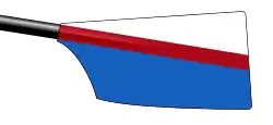Image showing the rowing club's blade colours