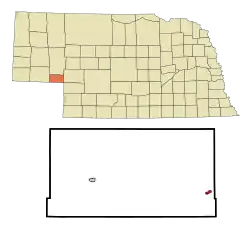 Location of Big Springs, Nebraska