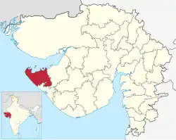 Location in Gujarat