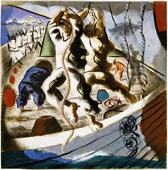 Cândido Portinari: Study for Discovery of the Land mural at the United States Library of Congress.