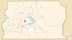 Location of Cruzeiro in the Federal District