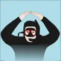 I'm OK: Forming a large circle with both hands above the head: Used at the surface as the OK hand sign can be difficult to see from a distance.[7]