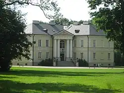 The Gorzeński Palace, now a museum, in Dobrzyca.