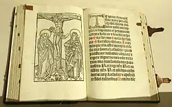 Bremen Cathedral Museum: Missale secundum ritum Bremense, printed by Renatus Beck, Strasbourg 1511. The missal is the oldest book in the collection of today's cathedral library.