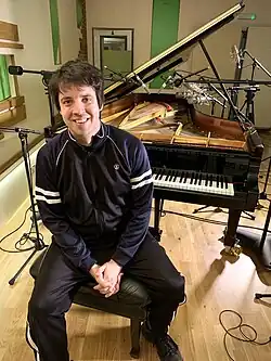 Dominic Ferris recording at Masterchord Studios London