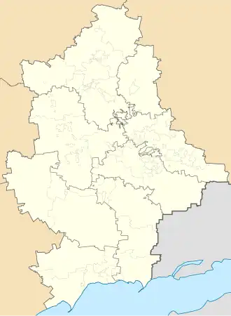 Sontsivka is located in Donetsk Oblast