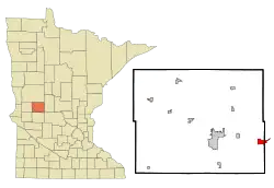 Location of Osakis, Minnesota