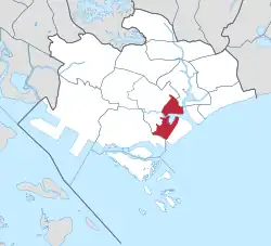 Location in Central Region