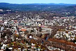 Downtown Fitchburg seen from the south