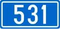 D531 state road shield