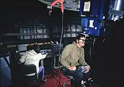 Photo of Gillet using the 2.1m telescope at Kitt Peak National Observatory