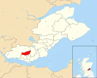 Location of the ward