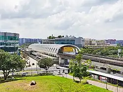Exterior of Tampines station