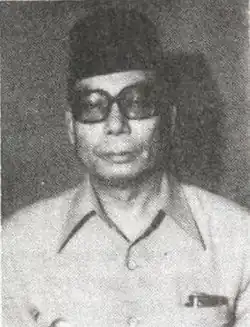 E.W.P. Tambunan, a Christian, was known for his habit of wearing red songkok.