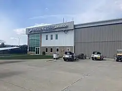 Terminal Building from aircraft parking area