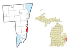 Location within St. Clair County