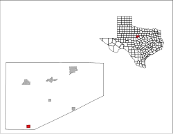 Location of Rising Star, Texas