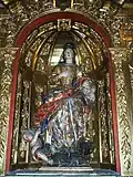 18th century altarpiece of St. Agnes