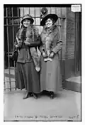 Edith Mason and Mabel Garrison on November 11, 1915, at the Metropolitan Opera, New York