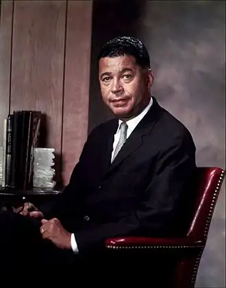 Edward Brooke III (LAW '48), the first African American U.S. Senator and a 2004 Presidential Medal of Freedom recipient