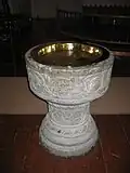 Church baptismal font