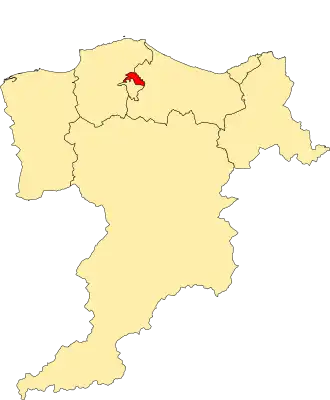 Location of the ward