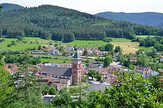 Elzach viewing direction east