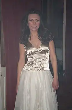 Emilija Kokić, lead vocalist for the winning band Riva in 1989 for Yugoslavia.