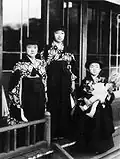 Princess Shigeko and her sisters in 1937.