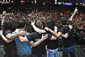 Empty Yard Experiment, opening for Metallica at the Abu Dhabi Du Arena, Yas Island, United Arab Emirates (19 April 2013)
