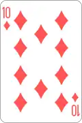 10 of diamonds