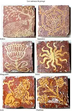Floor tiles (14th century)