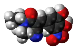 Space-filling model of entacapone