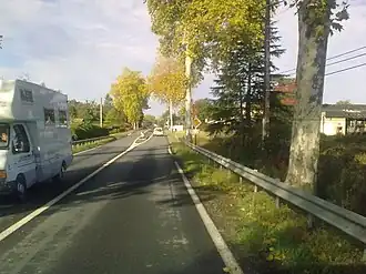 The road into Labatut