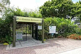 Garden entrance.
