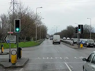 Entrance to Winterstoke Commercial Park from Herluin Way (A370).jpg