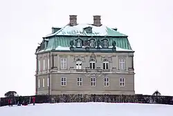 Danish building in the snow