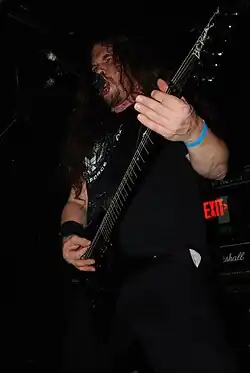 Rutan performing in 2012