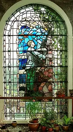 Caroline Townshend window in Outward Bound College in Eksdale