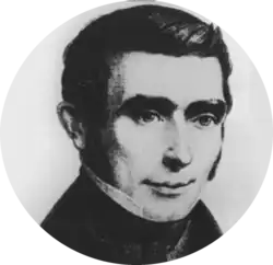 dark-haired, clean-shaven young white man in early 19th-century costume