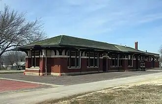 Eureka Atchison, Topeka and Santa Fe Railroad Depot (NRHP) (2013)