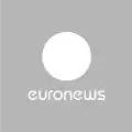 June 2008 – May 2016: white lowercase word "euronews" below a white circle.