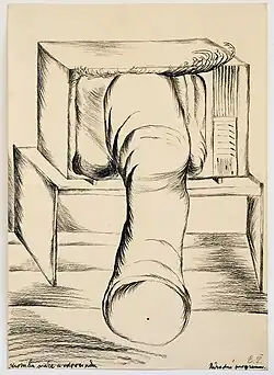 Chronicle of work and rest. Alternative program, pencil on paper