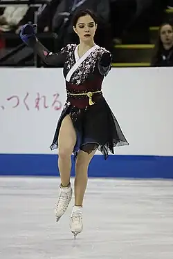 Evgenia Medvedeva at the 2019 Skate Canada International