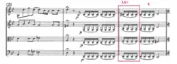 Example A. The Augmented Sixth Chord in m. 25