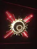 Fine Arts Theatre chandelier.